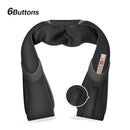 U Shape Electrical Shiatsu Body Shoulder Neck Massager Back Infrared 4D Kneading Massage Shawl Car Home Best Gift HealthCare