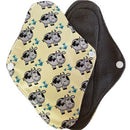 [Lecy Eco Life] Cloth Menstrual pads for monthly，washable panty liner with bamboo charcoal inner size 16*22cm