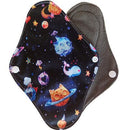 [Lecy Eco Life] Cloth Menstrual pads for monthly，washable panty liner with bamboo charcoal inner size 16*22cm