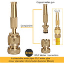 PISTOLA DE PULVERIZACIÓN de riego de jardín para el hogar, herramientas de mano duraderas de alta presión para lavado de coches multifunción, rociador de latón ajustable