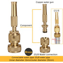 PISTOLA DE PULVERIZACIÓN de riego de jardín para el hogar, herramientas de mano duraderas de alta presión para lavado de coches multifunción, rociador de latón ajustable