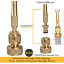 PISTOLA DE PULVERIZACIÓN de riego de jardín para el hogar, herramientas de mano duraderas de alta presión para lavado de coches multifunción, rociador de latón ajustable