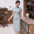 Cheongsam de lino nuevo 2021, vestido Vintage tradicional chino, vestidos largos de moda para mujer, Qipao S a 3XL