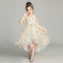 2020 Girl Children Wedding Dress Formal long Mesh Princess Prom Dress Party for Girl
