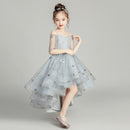 2020 Girl Children Wedding Dress Formal long Mesh Princess Prom Dress Party for Girl