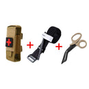 Tactical CAT Tourniquet &amp; Trauma Medical Shear, Tourniquet Bag, MOLLE Pouch Duty Gürtelschlaufe für Erste-Hilfe-Set, schnelle Hämostase