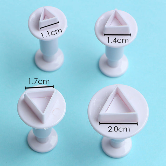 3/4pcs Geometry Pentagram Star Seal Kitchen Accessories Star Plunger Cutter Biscuit Cookie Cake Mold Cake Decorating Tools