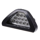 Universal Brake Signal Lamp F1 Style Triangle Sporty 12LED Rear Fog Light “Tail Third Brake Lamp ” DRL For JDM BBA