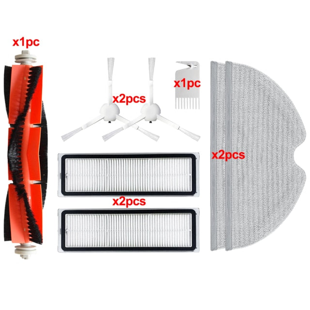 Hepa Filter for Xiaomi Mijia 1C 2C STYTJ01ZHM / Dreame F9 / Mi Robot Vacuum Mop Cleaner Roller Brush Accessories Spare Parts Kit