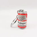 Simulation Beer Cans Keychain Boy Men Creative Trinket Couple&