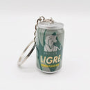 Simulation Beer Cans Keychain Boy Men Creative Trinket Couple&