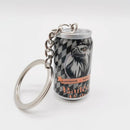 Simulation Beer Cans Keychain Boy Men Creative Trinket Couple&
