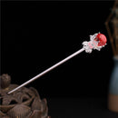 1Pc Blue Hair Claw Plate Hairpin Headdress Hair Sticks Ornaments Ancient Style clips for hair hairclips chinese hair sticks