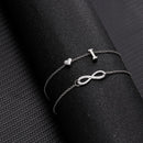 Summer New A-Z Letter Initial Anklets For Women Silver Color Heart Anklet Bracelet Leg Chain Fashion Beach Party Foot Jewelry