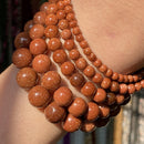 Natural Stone Beads 4-10mm Aquamarines Lava Opal Rose Quartzs Tiger Eye Moonstone Round Beads for Jewelry Making Diy Bracelet