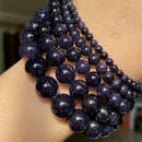 Natural Stone Beads 4-10mm Aquamarines Lava Opal Rose Quartzs Tiger Eye Moonstone Round Beads for Jewelry Making Diy Bracelet