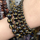 Natural Stone Beads 4-10mm Aquamarines Lava Opal Rose Quartzs Tiger Eye Moonstone Round Beads for Jewelry Making Diy Bracelet