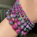 Natural Stone Beads 4-10mm Aquamarines Lava Opal Rose Quartzs Tiger Eye Moonstone Round Beads for Jewelry Making Diy Bracelet