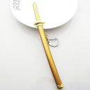 Anime Keychain Roronoa Zoro Samurai Sword Metal Key Ring Scabbard Keyring Katana Buckle Key Chain Unisex Jewelry Gifts