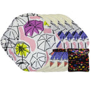 LECY ECO LIFE Reusable menstrual pads organic bamboo pantyliner 5 pieces with one waterproof storage bag size 7inch