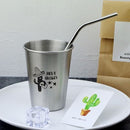 Taza de cerveza con pintura en aerosol de acero inoxidable 304 estilo industrial Ins NorthernEurope, taza para bebidas de agua fría, taza para hacer gárgaras para uso doméstico y de oficina