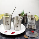 Taza de cerveza con pintura en aerosol de acero inoxidable 304 estilo industrial Ins NorthernEurope, taza para bebidas de agua fría, taza para hacer gárgaras para uso doméstico y de oficina