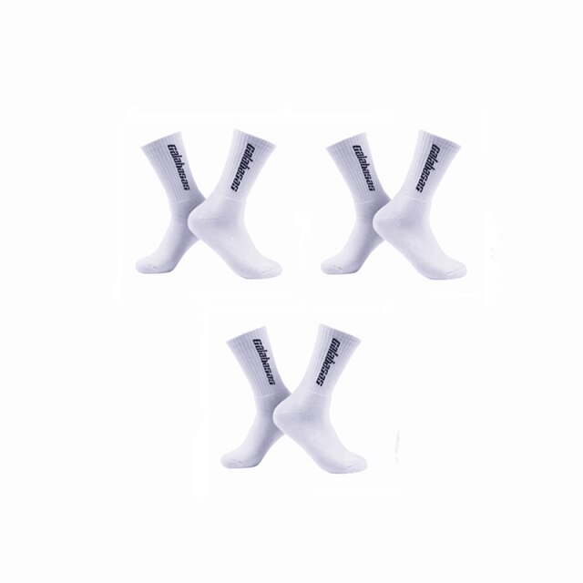 3 pares de calabasas con estilo divertido hip hop skateboard Kanye West calcetines happy street fashion hombres tripulación deportes calcetines de algodón