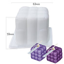 DIY Candles Mould wax Candles mold Aromatherapy Plaster Candle 3D Silicone Mold Handmade Soy Cube Soap Molds