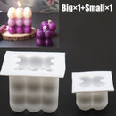 DIY Candles Mould wax Candles mold Aromatherapy Plaster Candle 3D Silicone Mold Handmade Soy Cube Soap Molds
