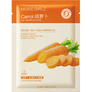 Naranja fresca Aloe Arroz Granada Bambú Rosa Verde Té Miel Mascarilla hidratante Control de aceite Blanqueamiento Mascarilla envuelta Cuidado de la piel