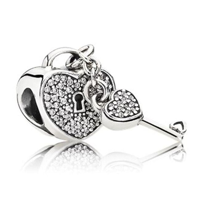 Original Mode Perlen süße Fußabdrücke Kalb vierblättrige Kleeblatt Perle geeignet für original Pandora Damen Armband Schmuck Geschenk