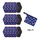 15 Pcs Vagina Higiene Beauty Health Culotte Menstruelle Coletor Menstrual Absorvente Menstrual Pad Reusable Sanitary Pad Pouch