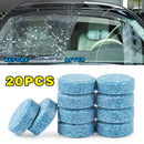 10/20/40 Pcs Car Solid Cleaner Effervescent Tablets Spray Cleaner Car Window Windshield Glass Cleaning Auto Accessories