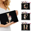 Girl Makeup Bag Golden Letter Pattern Classic Organizer Bag Pouches for Travel Bags Pouch Women&