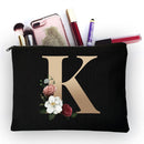Girl Makeup Bag Golden Letter Pattern Classic Organizer Bag Pouches for Travel Bags Pouch Women&