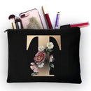 Girl Makeup Bag Golden Letter Pattern Classic Organizer Bag Pouches for Travel Bags Pouch Women&