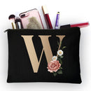Girl Makeup Bag Golden Letter Pattern Classic Organizer Bag Pouches for Travel Bags Pouch Women&
