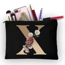 Girl Makeup Bag Golden Letter Pattern Classic Organizer Bag Pouches for Travel Bags Pouch Women&