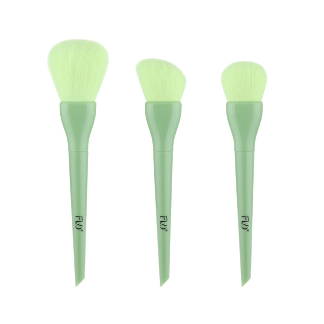 FLD Candy Makeup Brushes Set Face Foundation Powder Eye Shadow Eyebrow Highlight Kabuki Blending Brush Beauty Cosmetic Tools