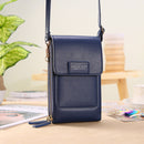 Bolsos de mujer Carteras de cuero suave Pantalla táctil Teléfono celular Monedero Crossbody Correa de hombro Bolso para mujer Bolsos de mujer baratos