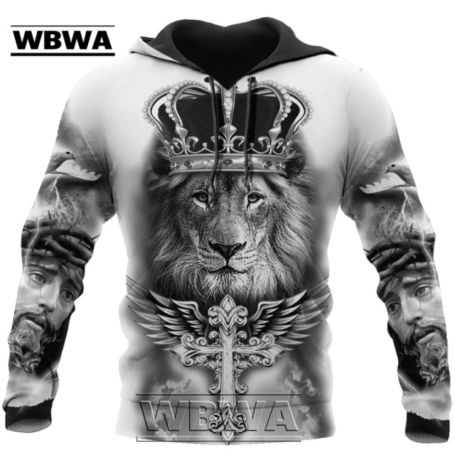 Brand Fashion Herbst Löwe Hoodies White Tiger Skin 3D All Over Printed Herren Sweatshirt Unisex Zip Pullover Freizeitjacke