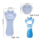 Moon Shape Wine Glass Tray Mold Candlestick Silicone Molds DIY Crystal Epoxy Resin Mould Ceramic Clay Casting Mold Home Decor