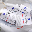 Amuleto clásico Evil Nazar Eye Charm Bracelet Red Black String Rope Pulseras de amistad trenzadas para mujeres Joyería de declaración