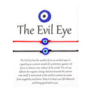 Amuleto clásico Evil Nazar Eye Charm Bracelet Red Black String Rope Pulseras de amistad trenzadas para mujeres Joyería de declaración