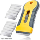 10/20pcs Razor Blade Tint Wrap Glue Squeegee Remover Cleaner  Ceramic Glass Car Window Viny Film Sticker Cleaning Razor Scraper