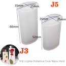 Molde de bandeja para copas de vino en forma de luna, moldes de silicona para candelabros, molde de resina epoxi de cristal DIY, molde de fundición de arcilla cerámica para decoración del hogar