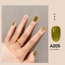 MAYCHAO 7.3ml Summer Pudding Gel Nail Polish Transparent Jelly Polish Top Coat Soak Off UV Gel Art Nail Varnish Semi Permanent