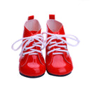 Zapatos de muñeca de 7cm, botas para muñecas, Panda de nieve de peluche para muñecas americanas de 18 pulgadas y 43Cm, accesorios para bebés recién nacidos, juguete para regalo para niñas de nuestra generación