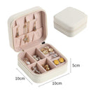 Mini Jewelry Display Case Ring Box Cabinet Armoire Portable Organizer Case Travel Storage Joyeros Organizador De Joyas