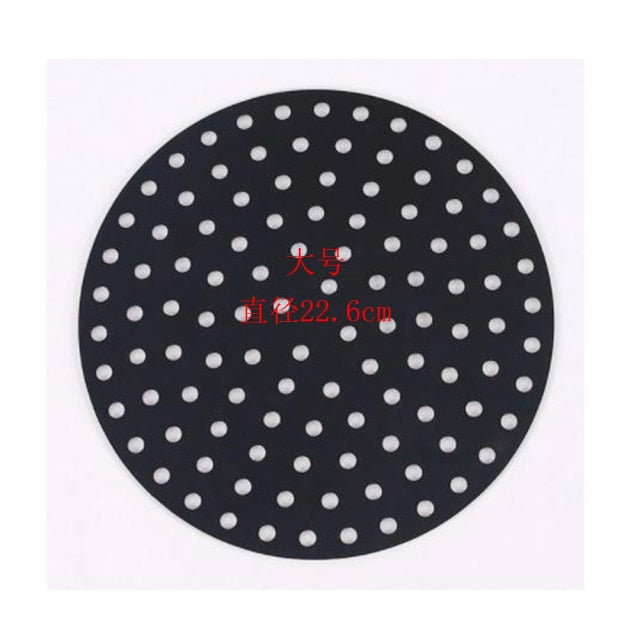 2021 Big Silicone Accessories Air Fryer Mold Non-stick Durable Pad Scale Place Mat Kitchenware Reusable Square Air Fryer Tools